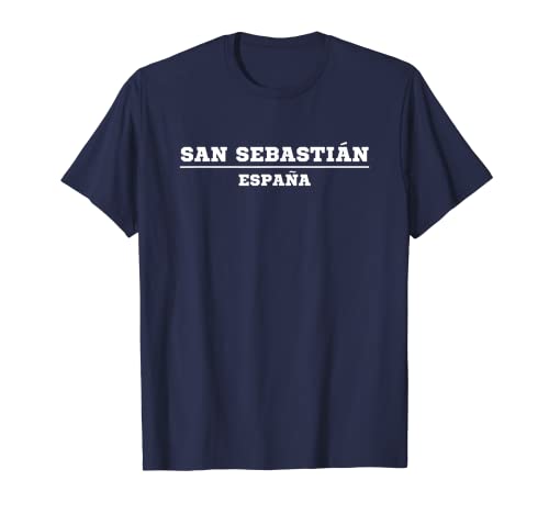 San Sebastian EspaÃ±a Vintage San Sebastian Camiseta